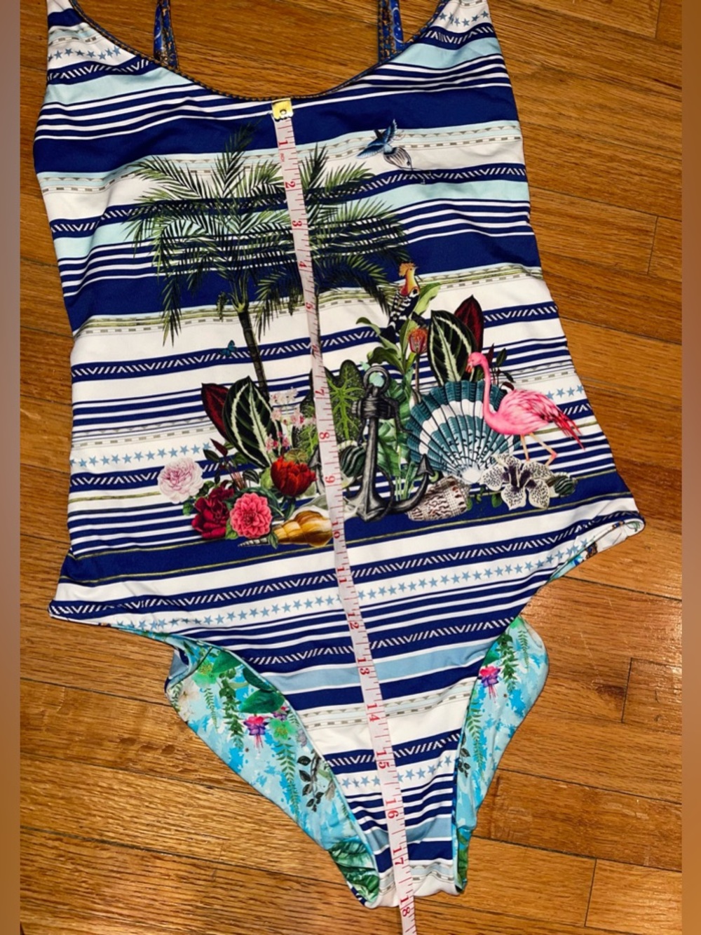 Camilla Moon Garden Reversible One-Piece Swimsuit - Multicolor - Picture 11 of 13